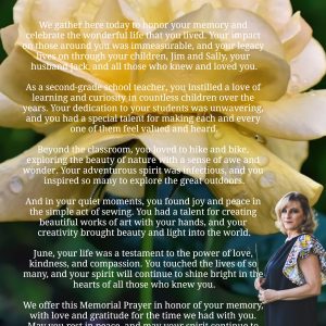 Memorial Prayers – A Heartfelt Service