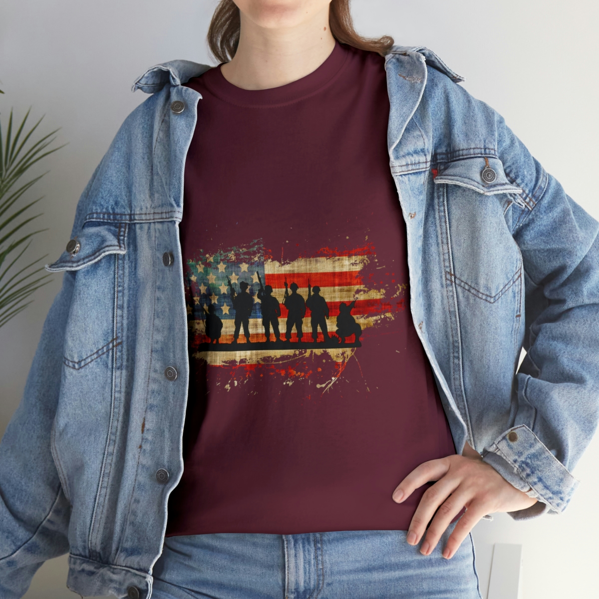 Memorial Day For Those Who Served Unisex Heavy Cotton Tee - Image 57