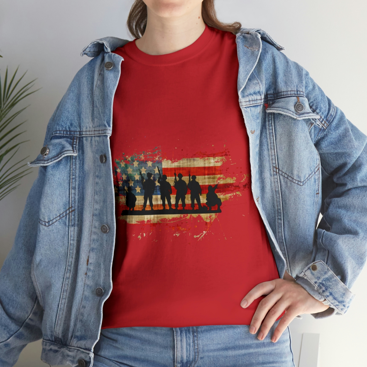 Memorial Day For Those Who Served Unisex Heavy Cotton Tee - Image 141