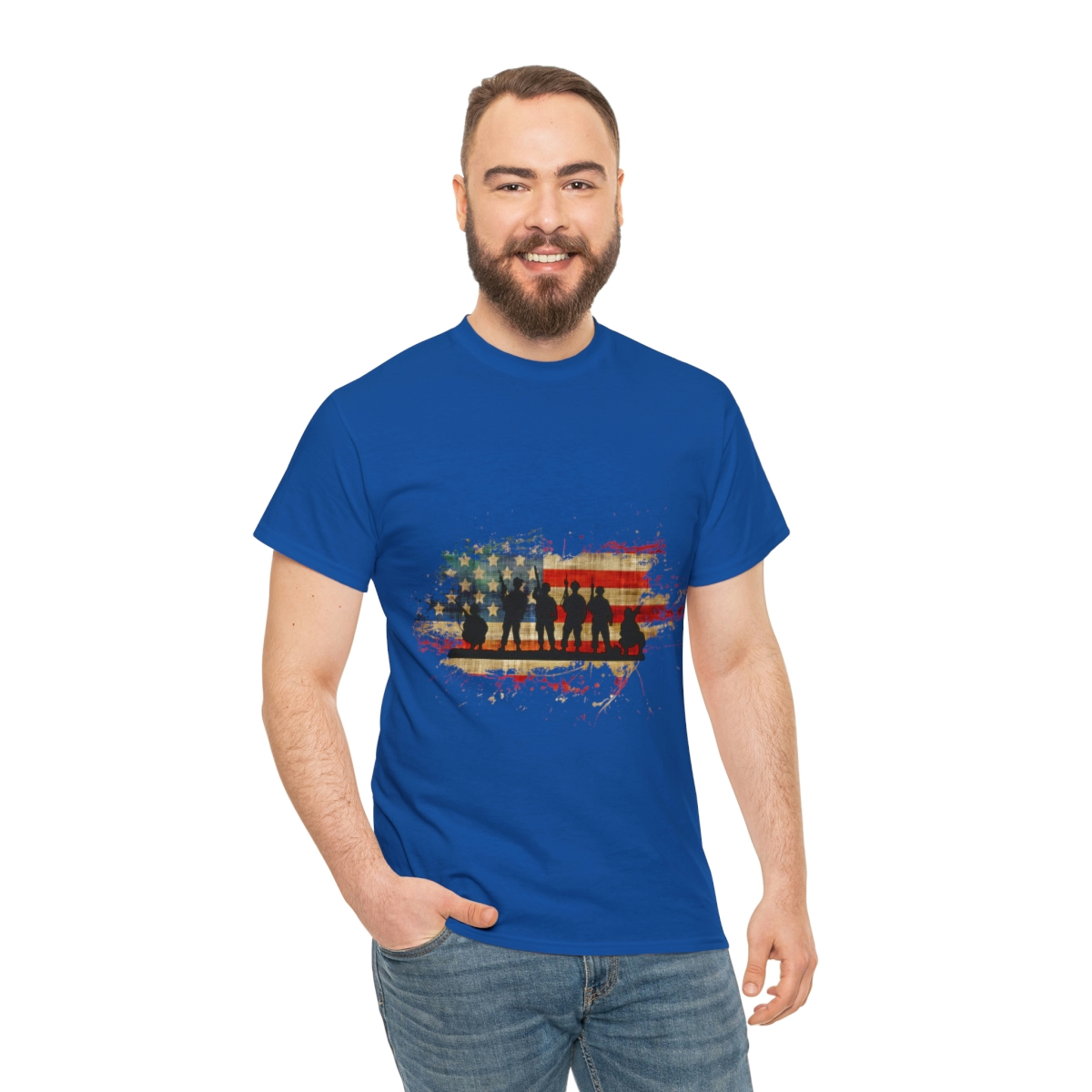 Memorial Day For Those Who Served Unisex Heavy Cotton Tee - Image 125