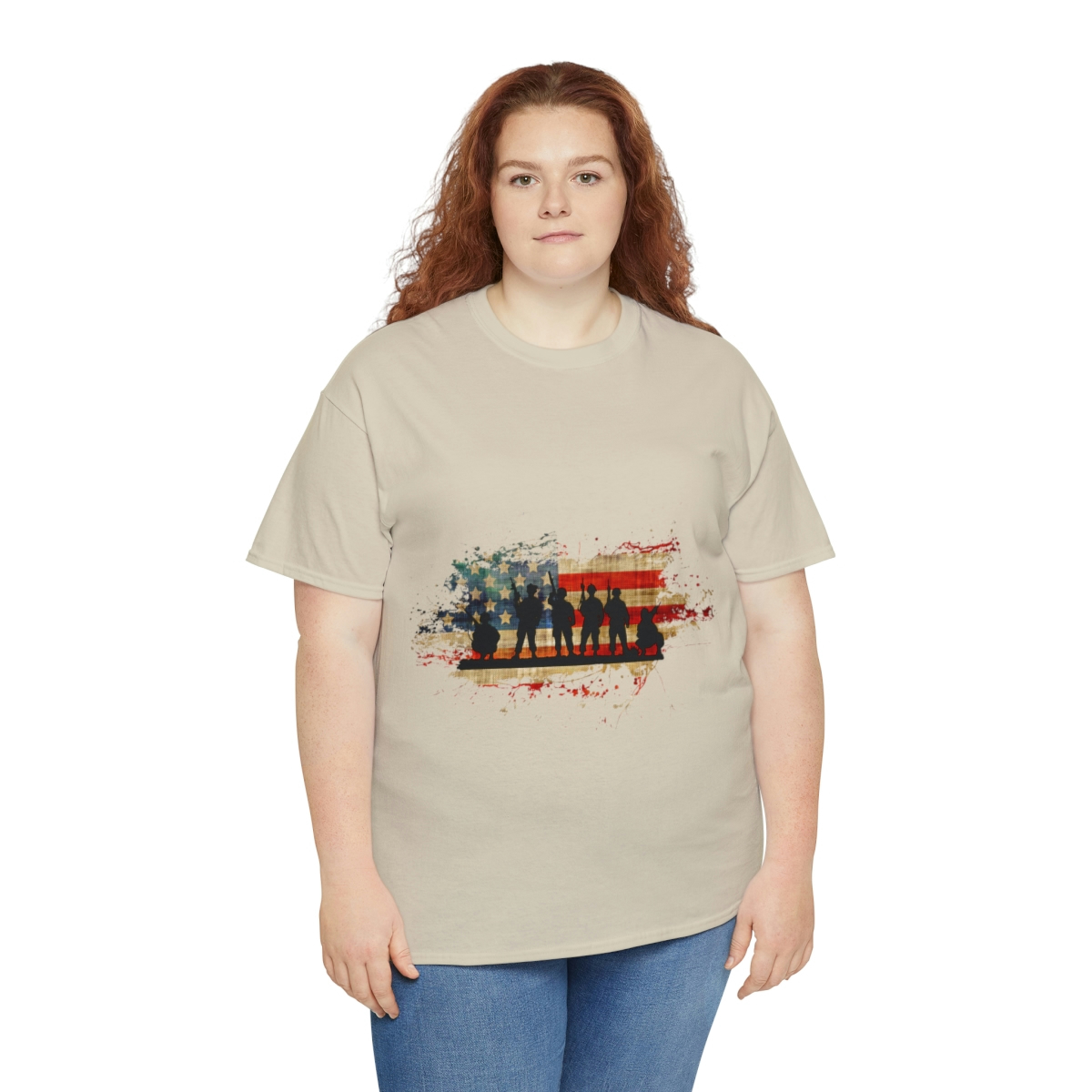 Memorial Day For Those Who Served Unisex Heavy Cotton Tee - Image 31