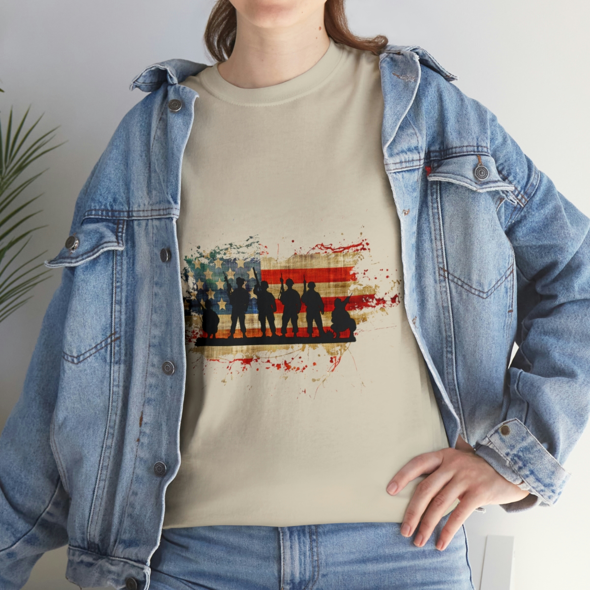 Memorial Day For Those Who Served Unisex Heavy Cotton Tee - Image 33