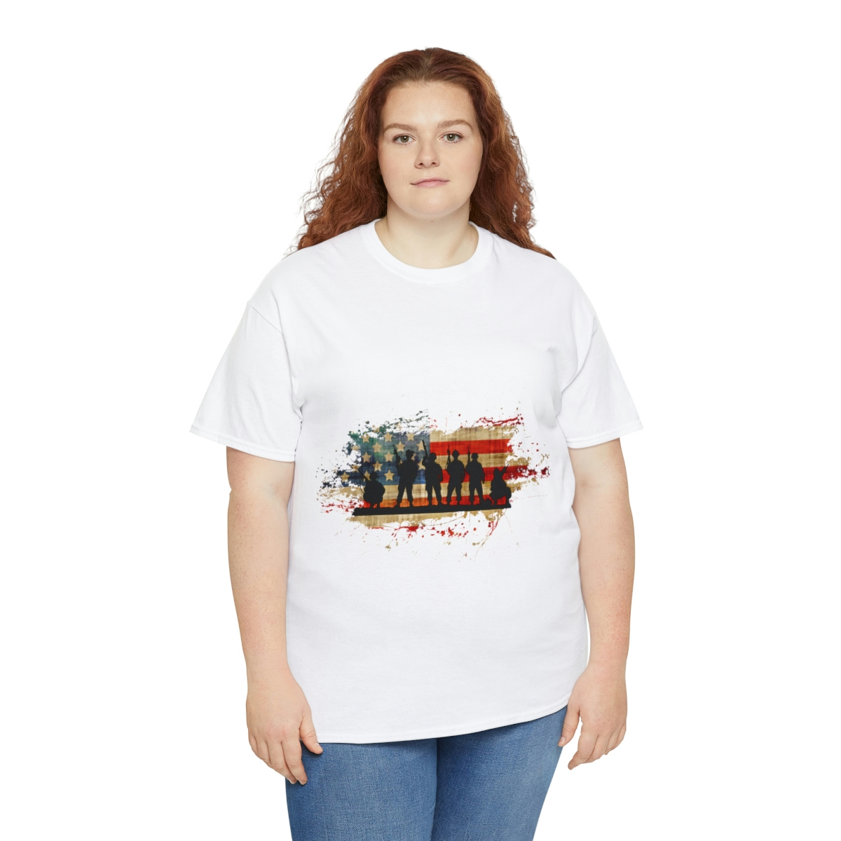 Memorial Day For Those Who Served Unisex Heavy Cotton Tee - Image 19