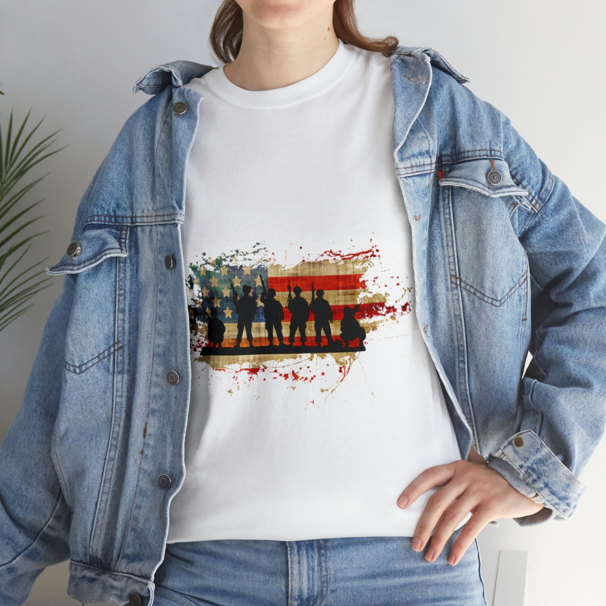 Memorial Day For Those Who Served Unisex Heavy Cotton Tee - Image 21