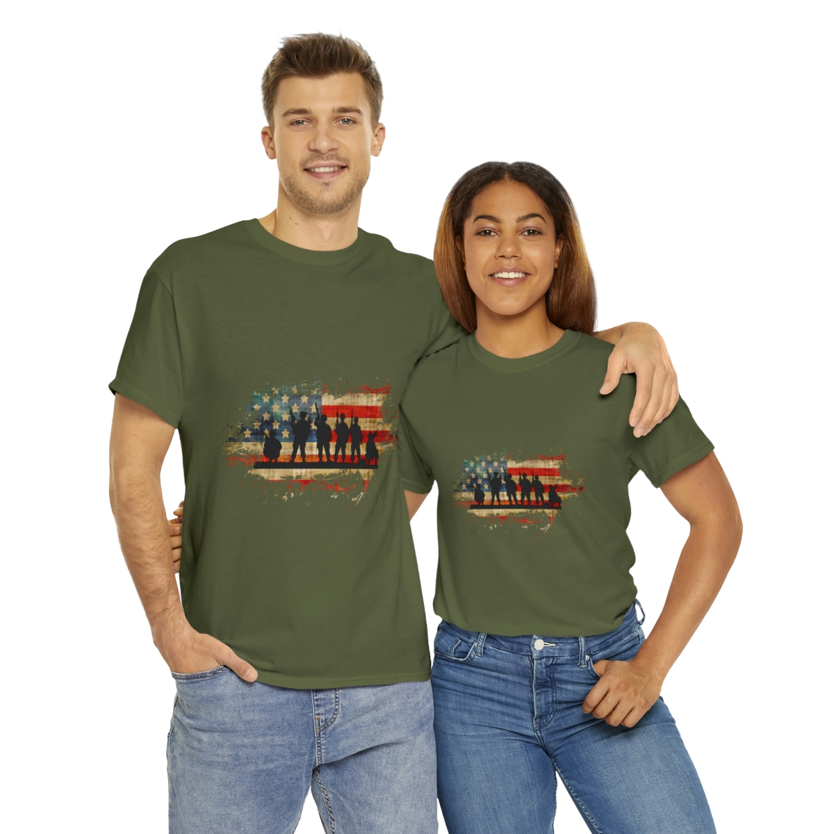 Memorial Day For Those Who Served Unisex Heavy Cotton Tee - Image 82