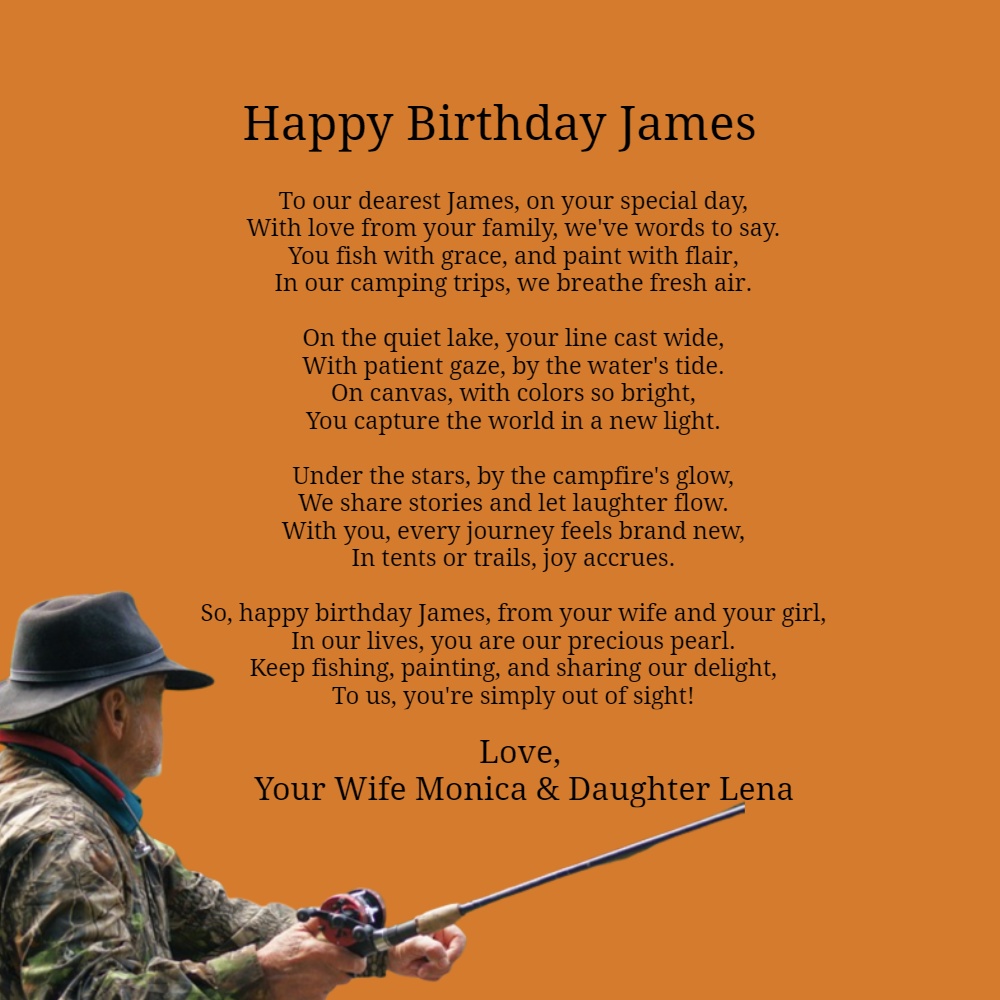 Birthday Poems for Dads